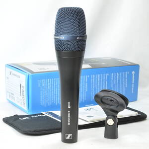 【A】 Sennheiser E965 新品同様 使用感無し ゼンハイザー 最高峰手持ち型 コンデンサーマイク 送料1000円か無料