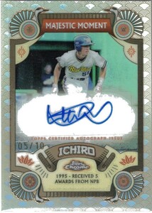 05/10 良番 2024 TOPPS CHROME NPB イチロー ICHIRO MAJESTIC MOMENTS 直筆サインカード (05/10) IMM-A4 オリックスブルーウェーブ