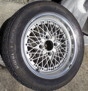 美品・希少サイズ　スピードスター SSR スターフォミュラー 15インチ 6.5J PCD114.3 4H Aタイプ　Ｐ７205/60R15付 １本のみ 旧車 