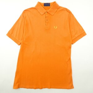 FRED PERRY フレッドペリー ポロシャツ オレンジ Size 42 #29617 送料360円 アメカジ カジュアル 鹿の子