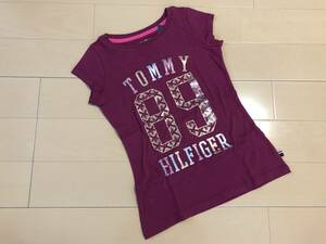 ●○ 新品 TOMMY HILFIGER トミー ヒルフィガー Tシャツ S/P(7) ワインレッド(赤紫) ○●