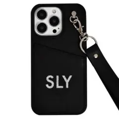 SLY スライ iPhone13Pro iPhone13 ケース ラメロゴ