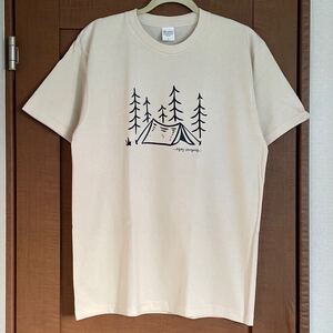 Tシャツ Lサイズ 半袖 メンズ レディース キャンプ キャンピング 登山 ティシャツ