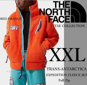 ◆モデル出品◆新品 XXL ノースフェイス 1990 TRANS ANTARCTICA TAE FLEECE トランスアンタークティカ フリース 橙色 南極大陸横断隊モデル