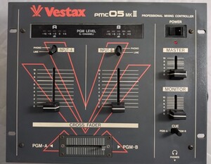 Vestax ベスタクス DJミキサー pmc05 MKⅢ 【現状品】【通電確認済】【ジャンク扱い】