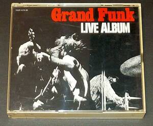 ■即決/中古CD■GRAND FUNK RAILROAD / グランド・ファンク・レイルロード：「 LIVE ALBUM 」国内盤、2枚組