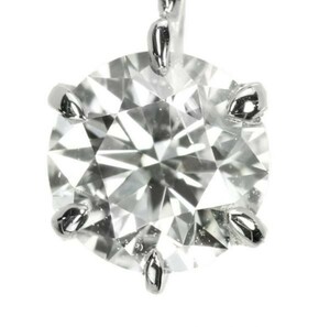 【輝き 最高カラー】ダイヤモンド ネックレス 大粒 0.4ct pt900 プラチナ 限定出品 18金変更可能 1-1212