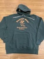 THE FLAT HEAD FN-SWP-214 HOODIE TREASURE STATE グリーン 44サイズ