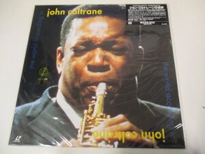 未開封 LD『ジョン・コルトレーンの世界』THE WORLD ACCORDING JOHN COLTRANE チャーリー・パーカー セロニアス・モンク SEALED (Z6) #