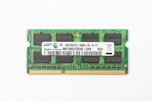 【中古】Samsung M471B5273CH0-CH9 4gb Ddr3 1333mhz Pc3-10600 204ピン 非Ecc