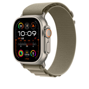 【送料込み】2023/09　42/44/45/46/49mm アップルウォッチ オリーブ アルパイン ループ ナイロン バンド Apple Watch