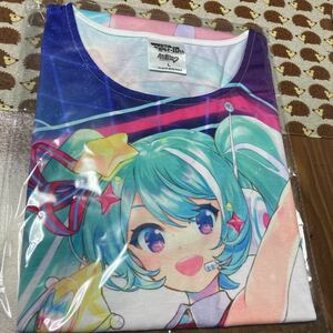 新品！Lサイズ　初音ミク　マジカルミライ 10th ふるぐらフルグラフィックTシャツ メインビジュアル　ver. 即決オマケ有！