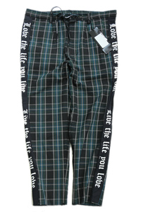 未使用 CHORD NUMBER EIGHT (コードナンバーエイト) SIDE LINE CHECK CROPPED PANTS / チェックパンツ