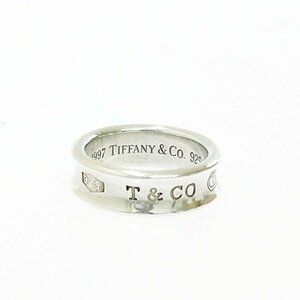 【1円スタート】TIFFANY & Co. ティファニー シルバー 1837 ナロー 7.9g 925刻印 指輪 リング 273892
