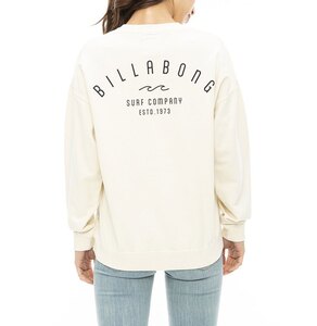 【SALE】 2023秋冬 新品【BILLABONG/ビラボン】ARCH CLEAN LOGO LIGHT SWEAT CREW クルーネックトレーナー ANW レディースL BD014-001