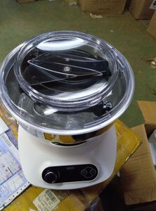 パンこね機 5L 家庭用パンニーダー 生地こね バター攪拌 エッグウィスク 透明蓋 ステンレス製ポット こね機 家庭用