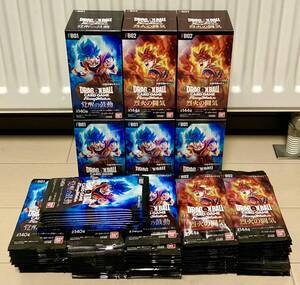 ドラゴンボールカードゲーム 覚醒の鼓動 4BOX 烈火の闘気 2BOX 新品 テープ付き未開封 覚醒の鼓動70パック 烈火の闘気40パック おまけ付き