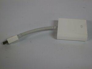 中古品 Apple 変換アダプタ MiniDisplayport- Dsub15pin VGA出力アダプタ A1307