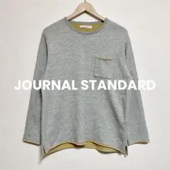 JOURNAL STANDARD クルーネック スウェット トレーナー グレー