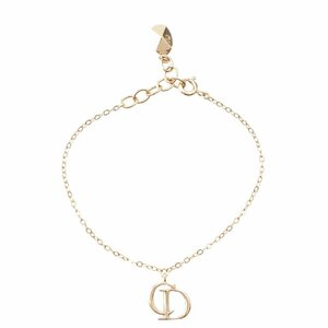 【ディオール】DIOR　CDロゴ チェーン ブレスレット アクセサリー ゴールド 【中古】【正規品保証】208426