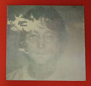 UK Original 初回 APPLE PAS 10004 IMAGINE / John Lennon MAT: 1U/1U+Poster 完品+Books+Script