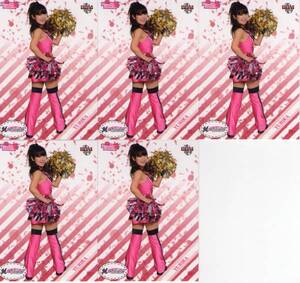 CA6974 BBM【友莉香】 2012 チアリーダー 華 5枚set ロッテ