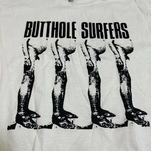 BUTTHOLE SURFERS Tシャツ Sonic youth ソニックユース NINE INCH NAILS metallica Smashing Pumpkins Nirvana Soundgarden メタリカ 白 ②