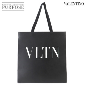 ヴァレンティノ ガラヴァーニ VALENTINO GARAVANI VLTN ロゴ トート バッグ レザー ブラック Tote Bag 90256812