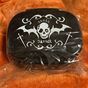 新品 SKULL DANGER ランチボックス 骸骨 弁当箱