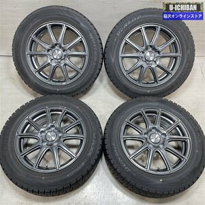 90系 ノア RP6 ステップワゴン MAZDA3 等 FS 6.5-16+48 5H114.3 ダンロップ WM02 205/60R16 16インチ スタッドレス 4本セット 009k