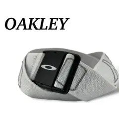 OAKLEY  オークリー　ベルト　Oロゴ　バックル　刺繍ロゴ　ホワイト　メンズ