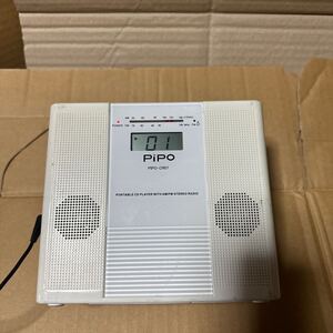 あ-7648）PiPO／CDラジオプレーヤー／PiPO-CR07／中古現状品　本体のみ