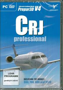 新品 CRJ professional(P3D V4.5+) ボンバルディア アドオンソフト