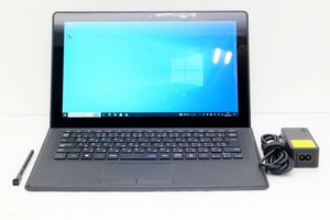 【JUNK】 1円スタート NEC PC-VKT12SGG3 Windows 10 Pro 64bit OS起動確認のみ タブレットPC ACアダプタ スタイラスペン付属【tkj-02594】