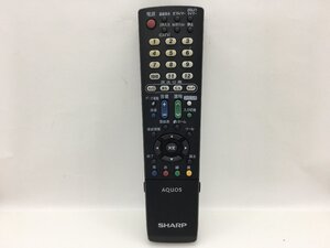 SHARP　リモコン　GA871WJSA　中古品M-9165