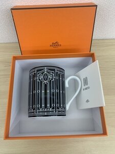 未使用 HERMES/エルメス H-DECO アッシュデコ　マグカップ　黒 kyK5772K