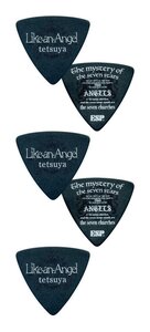 即決◆新品◆送料無料ESP PA-LT10-LikeanAngel Black/5枚セット Like～an～Angel tetsuya ピック ラルクアンシエル/メール便