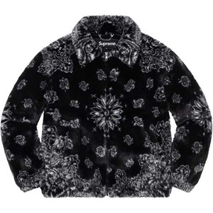 新品未使用 Supreme Bandana Faux Fur Bomber Jacket シュプリーム バンダナ ファージャケット Lサイズ