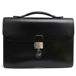 Dunhill ダンヒル ビジネスバッグ YR6060A Confidential Briefcase コンフィデンシャル 牛革 カーフ フラップ式