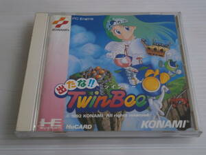 ■中古 動作確認済■PCエンジン 出たな！！ツインビー TwinBee ケース説付き コナミ