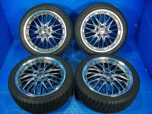 【H】MONZA JAPAN Warwic DEEPRAND 18インチ 7.0J +55 5H PCD114.3 YOKOHAMA iceGUARD7 iG70 215/45R18 2021年製 4本 ノア ヴォクシー など