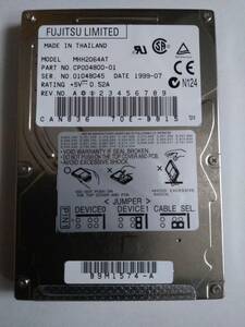 送料無料　FUJITSU　MHH2064AT　6.4GB　正常　No2