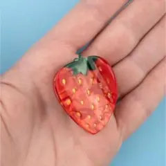 Strawberry Hair Claw ストロベリー　ミニヘアクリップ　いちご