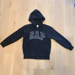 ①　GAP　ギャップ　キッズ　L　140センチ　フリースジップアップパーカー　上