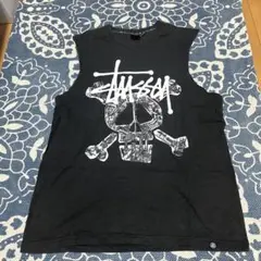 OLD Stussy  ノースリーブタンクトップ 黒