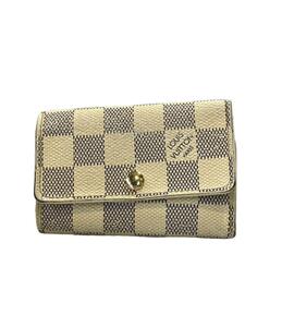 ルイヴィトン 6連キーケース ミュルティクレ6 N61745 ダミエ アズール メンズ LOUIS VUITTON