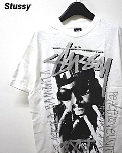 M 激レア 新品【STUSSY Afrika Bambaataa NIKE 25周年 記念 LA PARTY TEE Tシャツ ナイキ アフリカバンバータ 25th ステューシー 2005年】