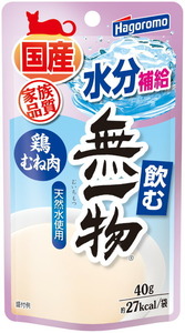 （まとめ買い）はごろもフーズ 飲む無一物パウチ鶏むね肉 40g 猫用フード 〔×48〕