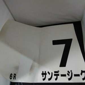 JRA サンデージーク 岩崎翼騎手 2歳新馬戦 実使用 ゼッケン 