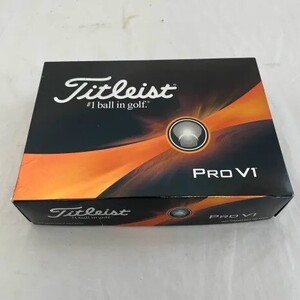 4253　【新品未使用】TITLEIST タイトリスト PRO V1 ゴルフボール 箱入り　※箱傷あり